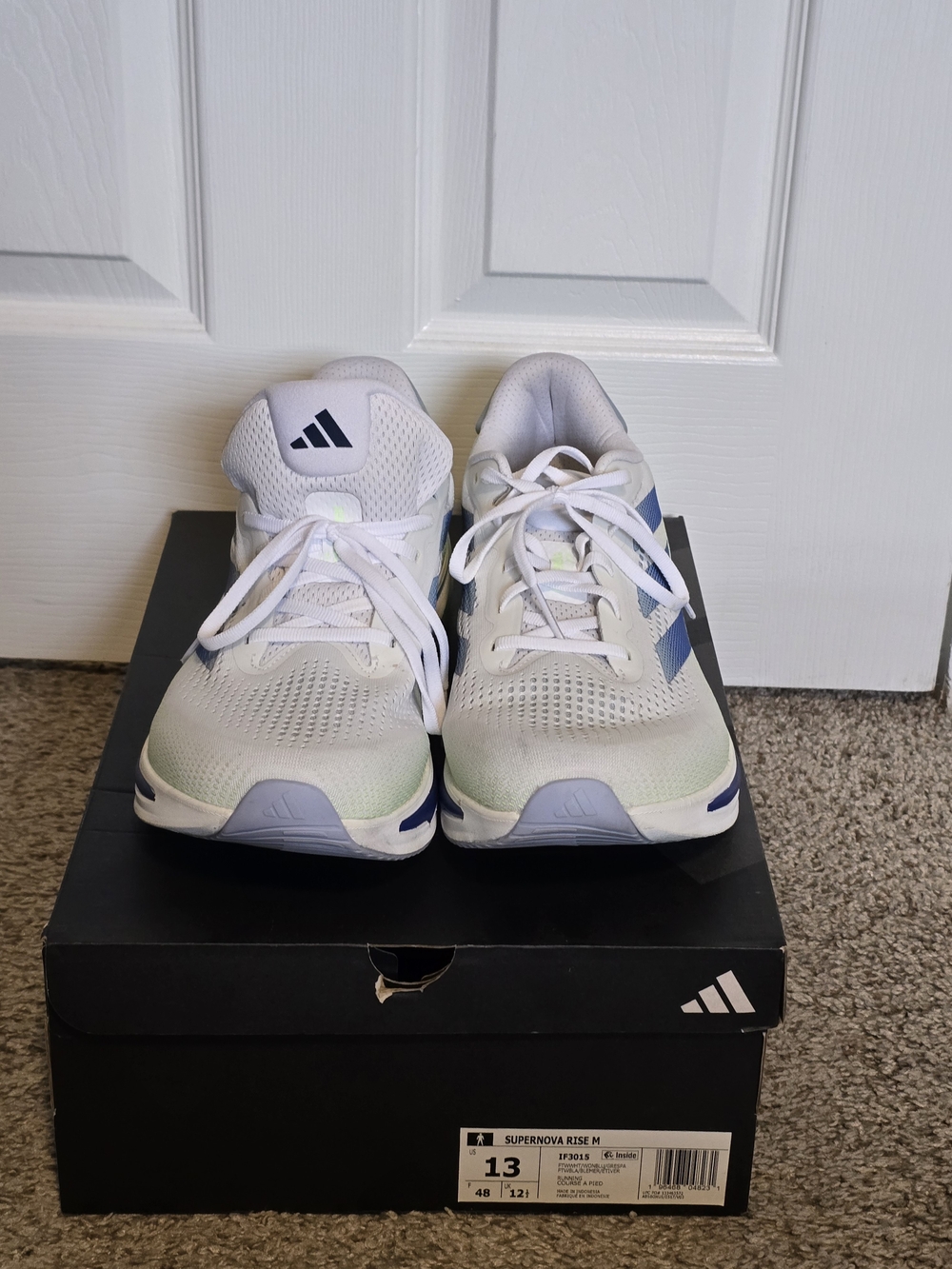 Adidas Supernova Rise Pre-owned Size 13 No Insoles Provided